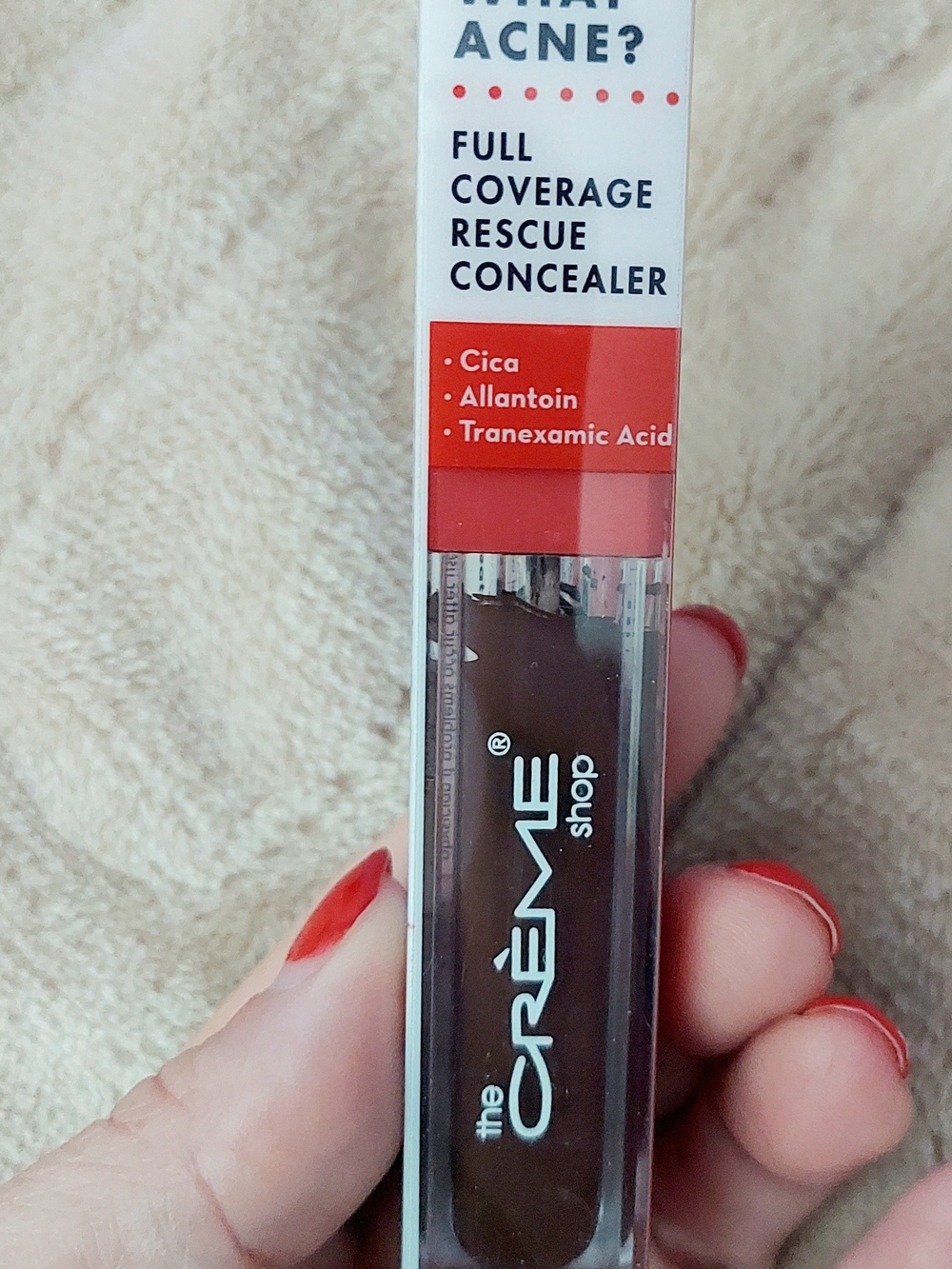 Creme Shop Full Coverage Rescue Concealer Shade Deep 60 Coquette Girl Make Up